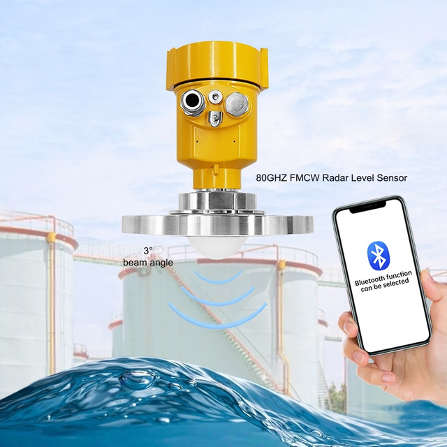 JBRD-800CD High Temperature, Lightning Resistant Liquid Level Transmitter, ATEX CE Certified, Non-contact Liquid Level Sensor