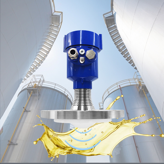 JBRD-800FD High-precision 1mm Non-contact radar Level Gauge, Made of Aluminum Alloy/stainless Steel.