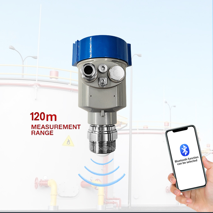 JBRD-800CX Non-Contact Radar Level Sensor Meter High Precision 0.1% Aluminum Alloy Smart Transmitter for Water Treatment