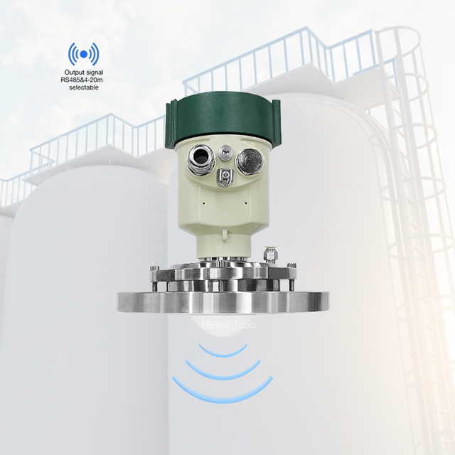 JBRD-800CD-W 80GHz High-Frequency Flange Mount Radar Level Sensor for Thermal Power Plant Sugar Silo Aluminum/Stainless Steel 1-Year