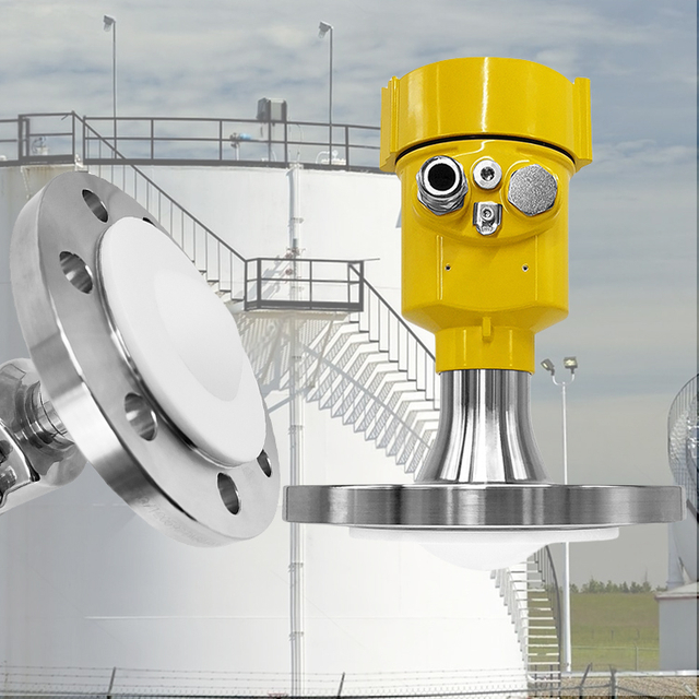 High-precision 0.1% radar Level Sensor and Transmitter; High-pressure, High-frequency radar Level Display.