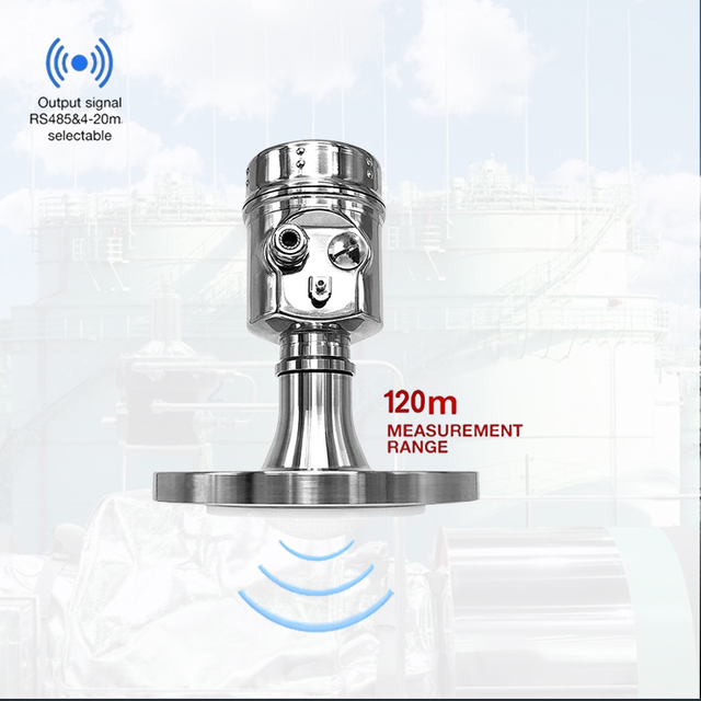 JBRD-800FD-P High-quality Radar Level Sensor, Non-contact Level Measurement Level Gauge, Suitable for Sludge Acid Storage.