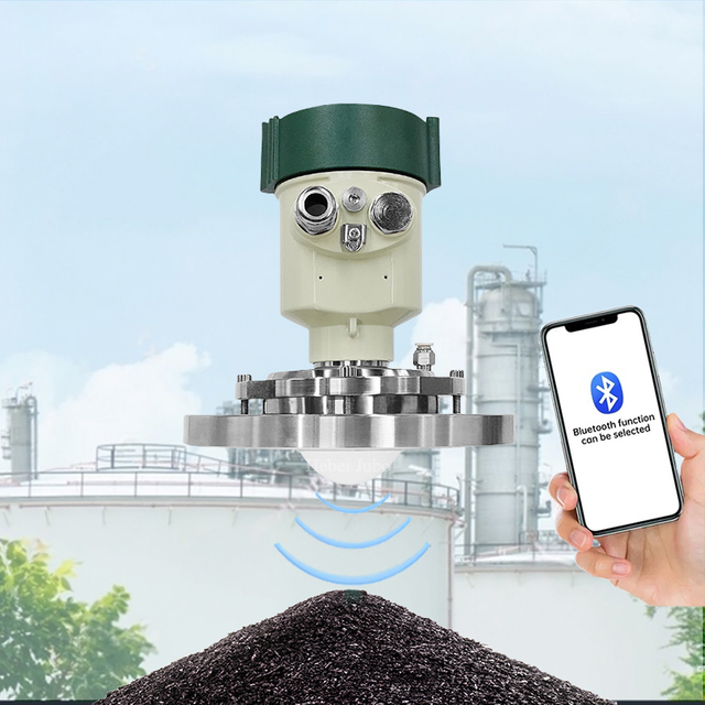 JBRD-800CD-W High-stability cast aluminum radar level sensor suitable for low-frequency coarse solid measurement in asphalt tanks