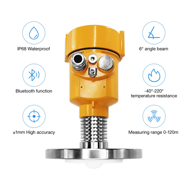 JBRD-800FX-GP Non-contacting Radar Level Sensor radar Water Level Meter low Cost Radar Level Gauge 