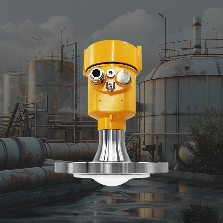80GHz High-Frequency Radar Level Sensor - ±1mm Accuracy, 0-120m Range, IP68 Protection