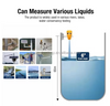 JBRD-800XC-P Waterproof and dustproof POM radar water level sensor | IP67 protection grade | Suitable for continuous monitoring of rivers/sewage pools