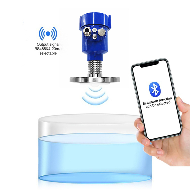 JBRD-800FX-GP High-Temperature Radar Sensor for Level Monitoring for Paper Mill Fish Farm Flange Mount Installation Level Measuring Instrument