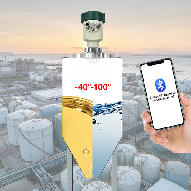 JBRD-800CD-High-quality Flange and Thread-mount radar Level Sensors for Pharmaceutical and Food Grade Tanks