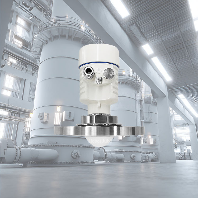 JBRD-800CD 80GHz high frequency radar level transmitter, 30m range, ±3mm accuracy, 4-20mA HART protocol, suitable for chemical water fuel tanks