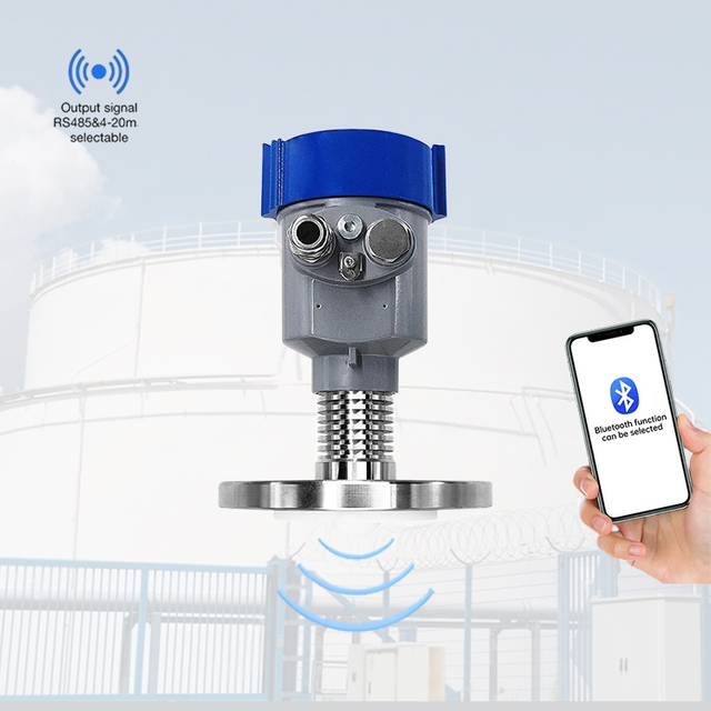 JBRD-800FX-GP High Precision 0.1% Explosion Proof Radar Level Sensor Gauge Industrial Oil Tank Non-Contact Level Meter/Transmitter