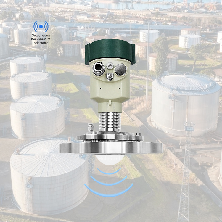 JBRD-800CD-GW High Accuracy 1mm Radar Level Meter Transmitter High Temperature ATEX Certified Non-Contact 80GHz Radar Level Sensor 