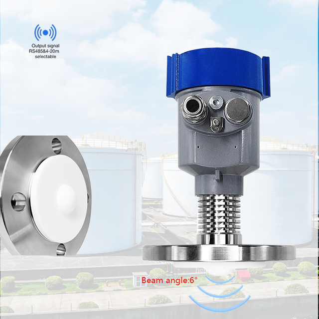 JBRD-800FX-GP 80G FMCW OEM Radar Level Sensor 1mm Accuracy High Temperature Explosion Proof 