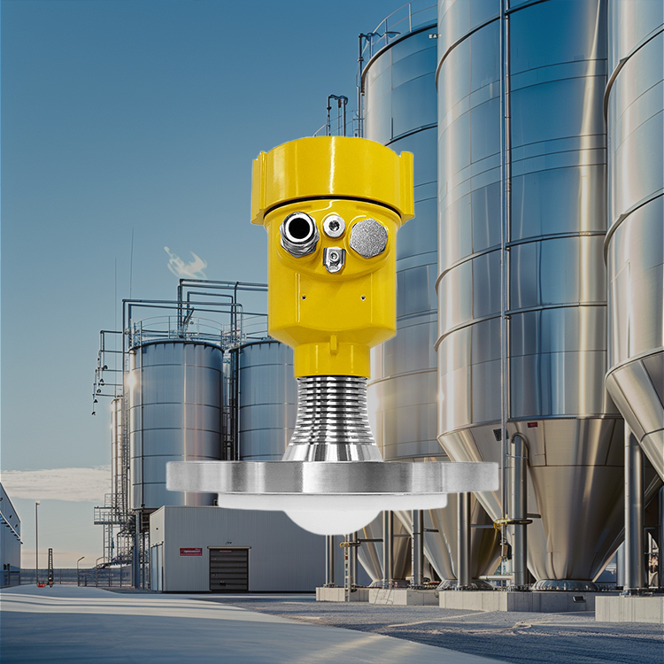 JBRD-800FD Large Lens for High Frequency Radar Level Gauges Corrosion And High Temperature Resistant Radar Level Transmitter with Bluetooth Mobile App