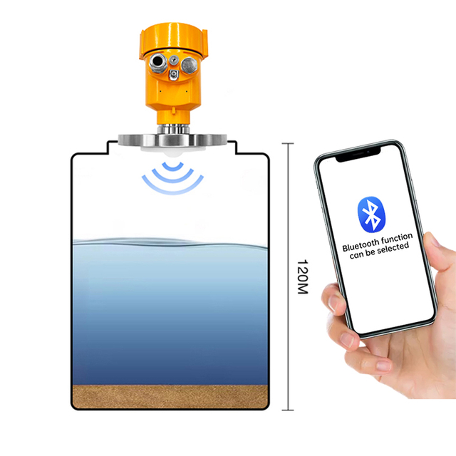 JBRD-800FX-P High-precision radar level transmitter | 80GHz frequency | ±0.1mm accuracy | Suitable for chemical and pharmaceutical tanks