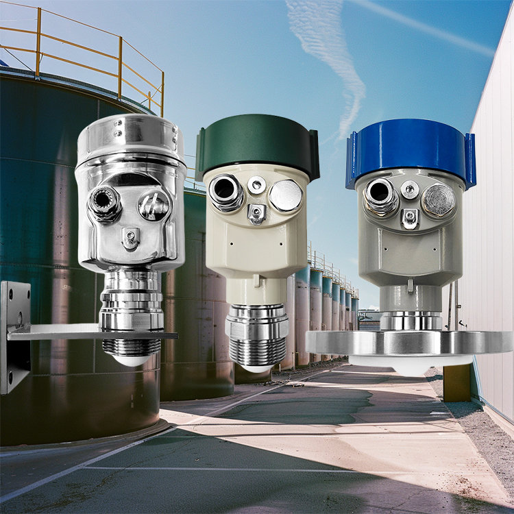 JBRD-800CX Small lens-type radar level gauge | Compact antenna design | 1-120m range | Suitable for installation in narrow tanks