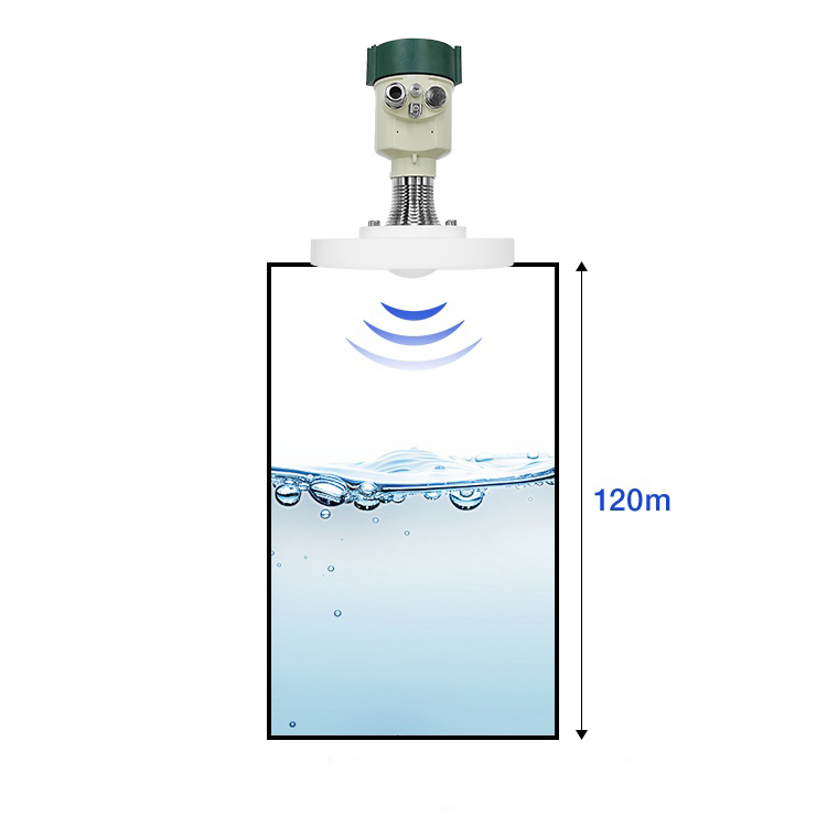 JBRD-800FD-FP PTFE non contact bluetooth water level sensor rs485 water level sensor